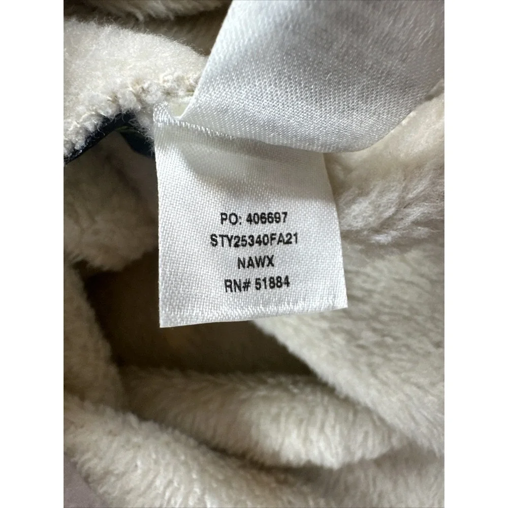 Patagonia Women's Medium Re-Tool Half Zip Pullover Fleece Jacket Natural X-Dye - Picture 7 of 7